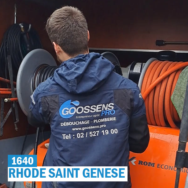 debouchage egout rhode saint genese
