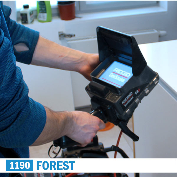 inspection camera egout forest