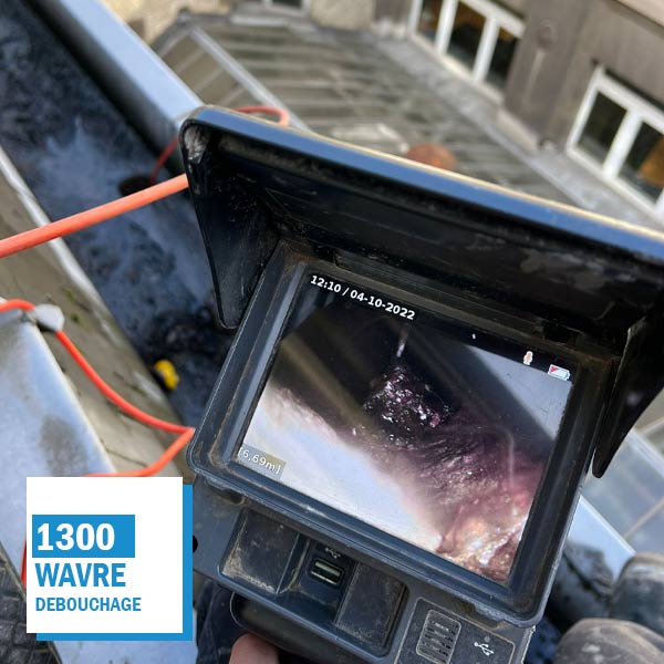 inspection camera egout wavre